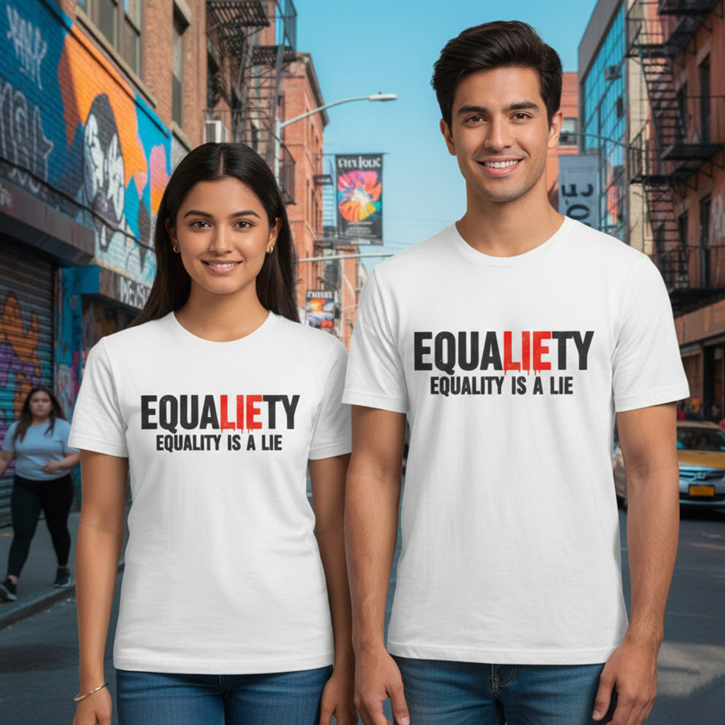 Equality Is A Lie Design Unisex T-shirt